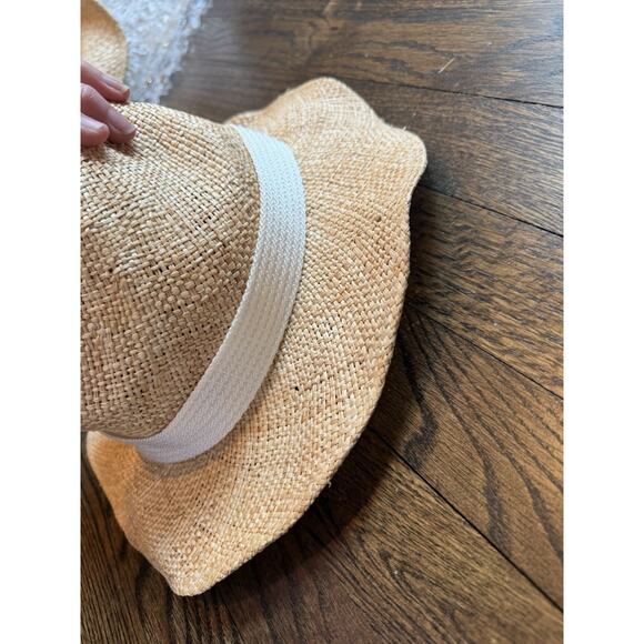 Eugenia Kim Lillian Straw Fedora Hat One Size NEW $325 MSRP main image 13